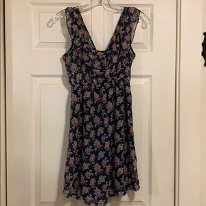 Blue Floral Dress